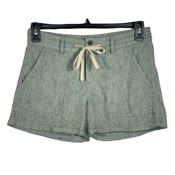 Patagonia SZ 4 Island Hemp Shorts Zip-Fly Pocket Drawstring Mid-Rise Lightweight - Picture 1 of 7